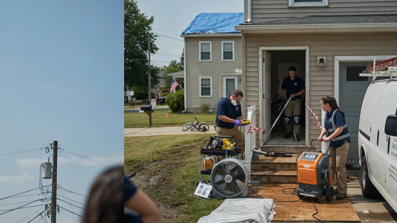Water Damage Repair in Wellington, OH near me